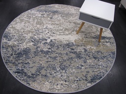 [520147777H160BESI] Tundra nukkamatto pyöreä 160 cm sinibeige