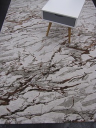 Platinum nukkamatto marmori vaalea/kupari