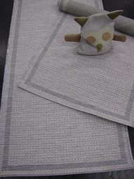 [96007300160110VH] Newport jokatilan matto vaaleanharmaa 60x110 cm