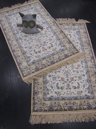 [914295612167105KE] Palace viskoosimatto kelta-vaalea 67x105 cm