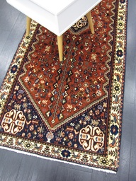 [139032375197SIPU] Abadeh käsinsolmittu villamatto 75x197 cm