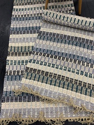 [HUVILA60120TURKOOSI] Huvila puuvillamatto turkoosi 60x120 cm