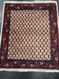 [SECONDMIR8060VAA] Second hand käsinsolmittu villamatto 80x60 cm