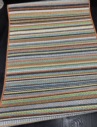 [980519011ORANS80RULLA] Toscana raita oranssi 80 cm rulla