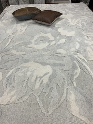 [FLUXKUKKA160230VAA] Flux villamatto vaalea kukka 160x230 cm