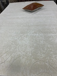 [ECHO475359100160230BEKUKKA] Platina nukkamatto beige kukkafiguri 160x230 cm