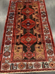 [HAMADAN111194MUSPUN] Hamadan käsinsolmittu villamatto 105x200 cm