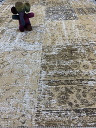 [940102001160230KELT] Amalfi chenillepuuvilla okranbeige 160x230 cm