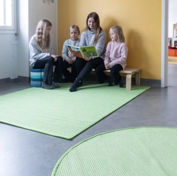 Lumia puuvillamatto limenvihreä