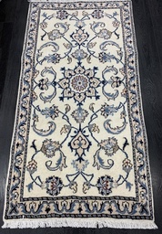 [NAIN53830369136VAALEAS] Nain Kashmar käsinsolmittu villamatto 69x136 cm