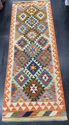 [KELIM34685872197] Kelim käsinkudottu villamatto 72 x 197 cm