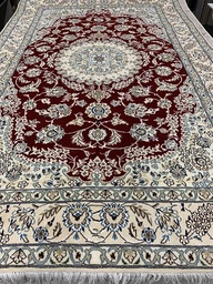 [NAIN9LA333574152244PUN] Nain 9 LA käsinsolmittu villamatto 152x244 cm