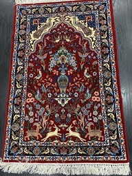 [ISFAHAN48522470107PUN] Isfahan käsinsolmittu 70x107 cm