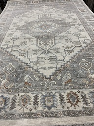 [572689295160230GREYGE] Savona nukkamatto itämainen kuvio greyge 160x230 cm