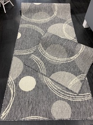 [BUBBLEHARMAA100RULLA] Bubble käytävämatto harmaa 100 cm leveä rulla