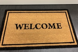 [KOOKOSFLPC1060PLAIN] Welcome - kookoskynnysmatto 45x75 cm