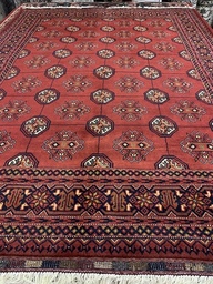 [KUNDUZ150195PUNABU] Kunduz käsinsolmittu villamatto 150x195 cm