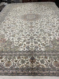 [KASHMIR213300VAALEAABU] Kashmir silkkimatto vaalea 213x300 cm