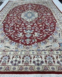 [PAKISTAN160242PUNABU] Pakistan villasilkki punainen 160x242