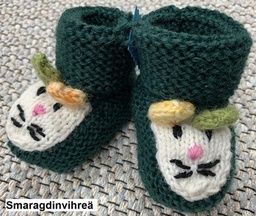 [RVHIIRISMARAGDIVIHREÄ] Hiiritossut - Smaragdinvihreä - vauva