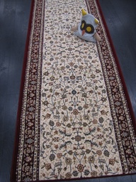 [57221141480200LVPUN] Savona käytävämatto lv/punainen 80x200 cm