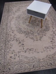 [BESNI160230BE] Vintage Besni beige medaljonki 160x230 cm