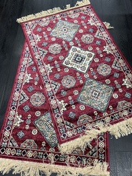 Savoy viskoosi punainen kuvio