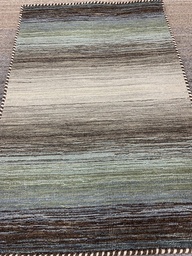 Panorama Kelim villamatto vihreä