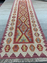 [150986355006161202ROSA] Kelim Kashqhai rosa 61x202 cm