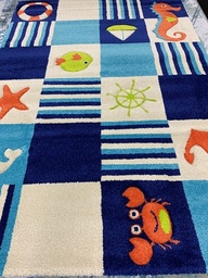 [CAL156120170AQUA] Meri lastenmatto sininen