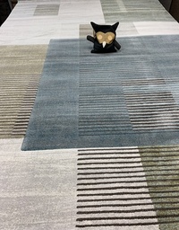 [635055250200290TURKOOSI] Plaza nukkamatto turkoosi-vihreä