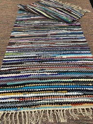 [CABIN170240SININEN] Räsymatto sininen multi