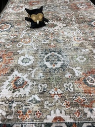 [CASANDRA160230VIHREÄ] Casandra sileäpintainen matto