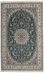 [1498426155245VIHREÄ] Nain 9LA käsinsolmittu 155x245 cm