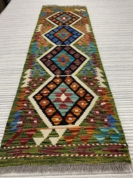 [1520681132447150VÄRI] Kelim villamatto 47x150 cm