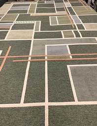 Trevi matto ruudukko vihreä