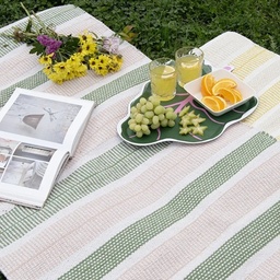 Foksi puuvilla rosa-vihreä